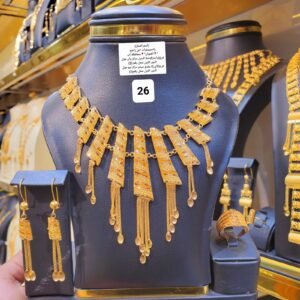 بدلة ذهب عيار 21 الوزن 26 جرام